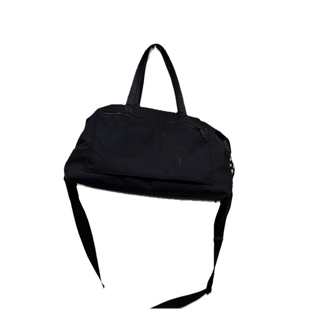 Black Travel Duffel Bag with Shoulder Strap - Modern Everyday Carry